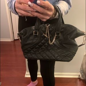 Calvin Klein black leather bag